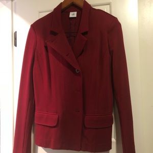 EUC Cabi size 8 Rhubarb Outing Blazer